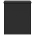 Caja de almacenaje madera de ingeniería negro 30x35x35