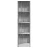 Estantería de madera de ingeniería gris Sonoma 40x24x143