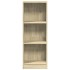 Estantería de madera de ingeniería roble Sonoma 40x24x109