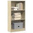 Estantería de madera de ingeniería roble Sonoma 60x24x109