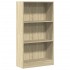 Estantería de madera de ingeniería roble Sonoma 60x24x109
