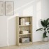 Estantería de madera de ingeniería roble Sonoma 60x24x109