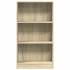 Estantería de madera de ingeniería roble Sonoma 60x24x109