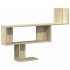 Estante de pared madera ingeniería roble Sonoma 100x15x70