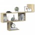 Estante de pared madera ingeniería roble Sonoma 100x15x70