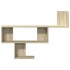Estante de pared madera ingeniería roble Sonoma 100x15x70