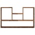 Estantería de pared madera ingeniería envejecida 99x15x60