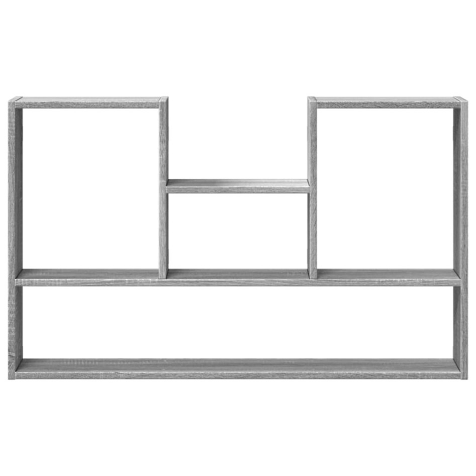 Estantería de pared madera ingeniería gris Sonoma 99x15x60