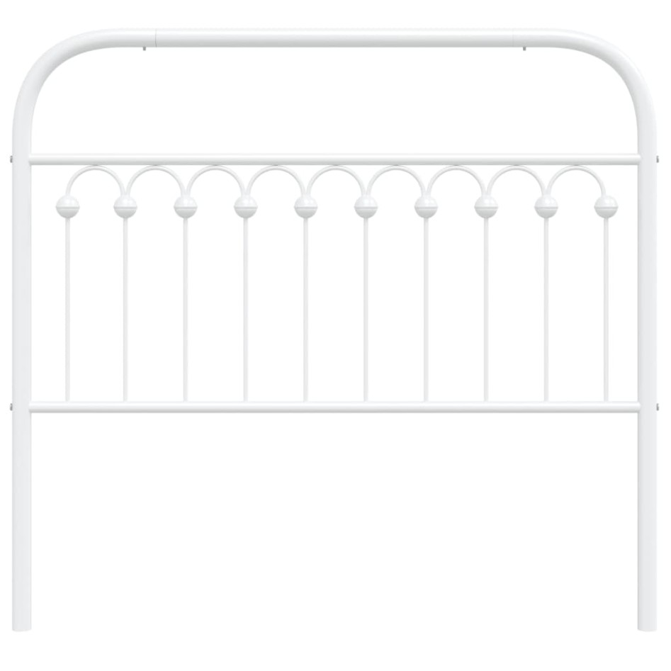 Cabecero de metal blanco 107