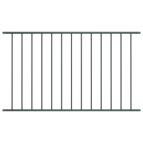 Panel de valla acero recubrimiento polvo gris antracita 1,7x1