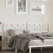 Cabecero de metal blanco 180 cm