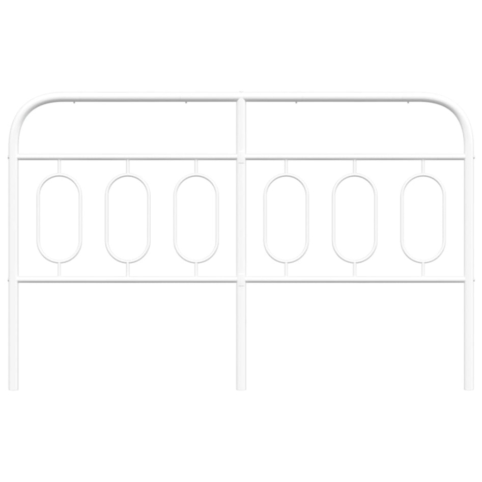 Cabecero de metal blanco 137