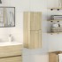 Armario de baño madera contrachapada roble Sonoma 30x30x80