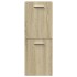 Armario de baño madera contrachapada roble Sonoma 30x30x80
