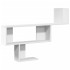 Estante de pared madera de ingeniería blanco 100x15x70
