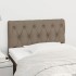 Cabecero de tela gris taupe 80x7x78/88