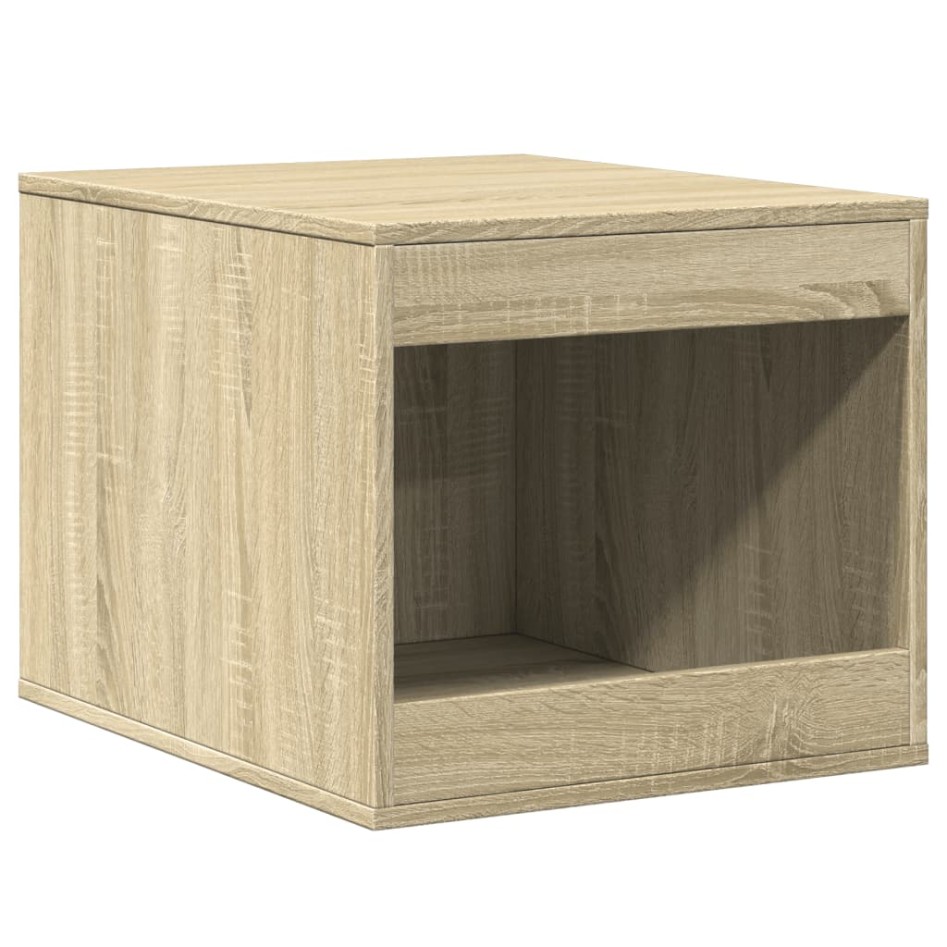 Mueble arenero para gatos madera roble Sonoma 47x59x42