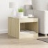 Mueble arenero para gatos madera roble Sonoma 47x59x42