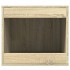 Mueble arenero para gatos madera roble Sonoma 47x59x42