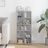 Estantería para CD 2 uds madera gris Sonoma 21x16x93,5