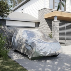 Funda de coche para SUV con correas hebilla plateado