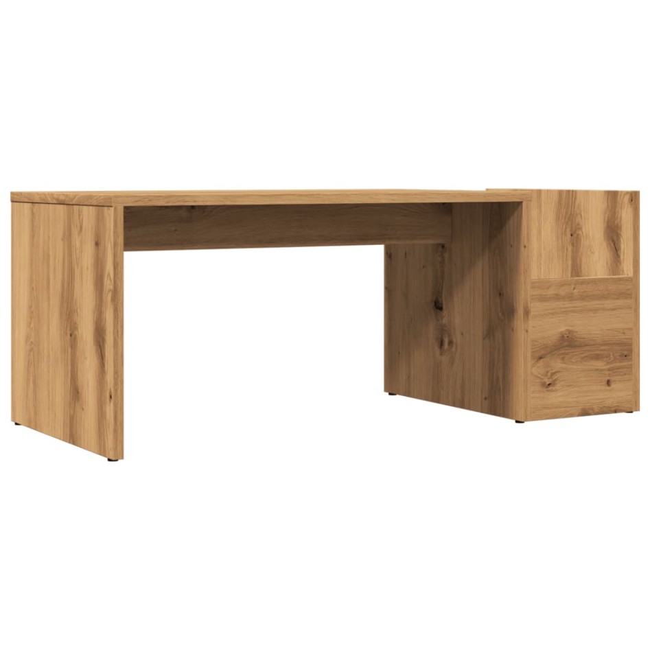 Mesa de centro madera ingeniería roble artisian 90x45x35