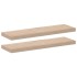 Estantes flotantes 2 uds madera de ingeniería 80x23,5x4