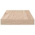 Estantes flotantes 2 uds madera de ingeniería 80x23,5x4