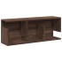 Mueble de pared madera de ingeniería marrón roble 80x20x30