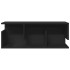 Armario de pared madera de ingeniería negro 80x20x30