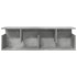 Armario de pared madera ingeniería gris hormigón 100x20x30