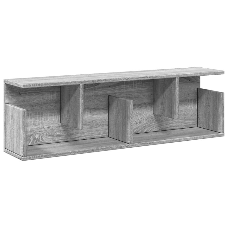 Armario de pared madera de ingeniería gris Sonoma 100x20x30