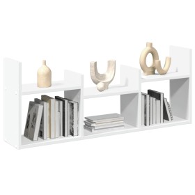 Armario de pared madera de ingeniería blanco 100x18x40