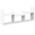 Armario de pared madera de ingeniería blanco 100x18x40