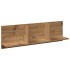 Mueble de pared madera ingeniería roble artisian 100x16,5x30