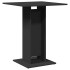 Mesa de bistró de madera contrachapada negro 60x60x75