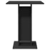 Mesa de bistró de madera contrachapada negro 60x60x75