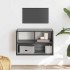 Mueble de TV madera y metal roble ahumado 60x31x39,5