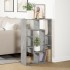 Estantería de madera de ingeniería gris hormigón 63x20x90
