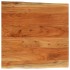 Tablero mesa cuadrado borde natural madera acacia 40x40x3,8