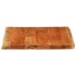 Tablero mesa cuadrado borde natural madera acacia 40x40x3,8