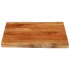 Tablero mesa cuadrado borde natural madera acacia 40x40x3,8