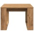 Mesa auxiliar de madera de ingeniería roble artisan 50x50x35