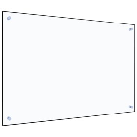 Protector contra salpicaduras cocina vidrio templado 90x60