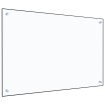 Protector contra salpicaduras cocina vidrio templado 90x60 cm