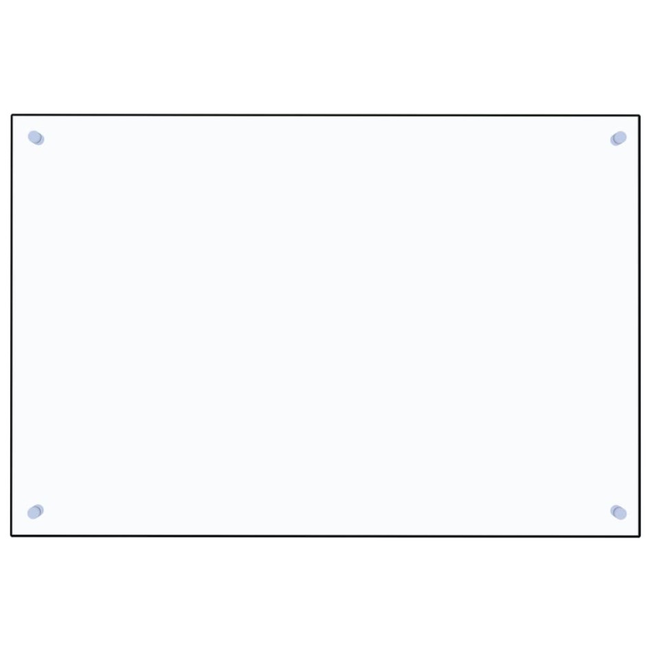 Protector contra salpicaduras cocina vidrio templado 90x60