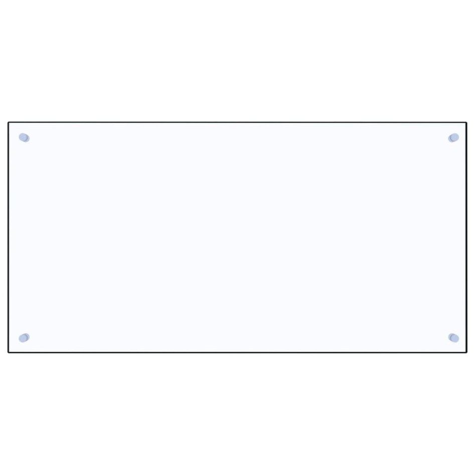 Protector contra salpicaduras cocina vidrio templado 100x50