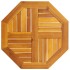 Tablero de mesa octogonal madera maciza de acacia 60x60x2