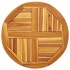 Tablero de mesa redondo madera maciza de acacia Ø60x2