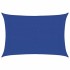 Toldo de vela rectangular HDPE azul 160 g/m² 3x4,5